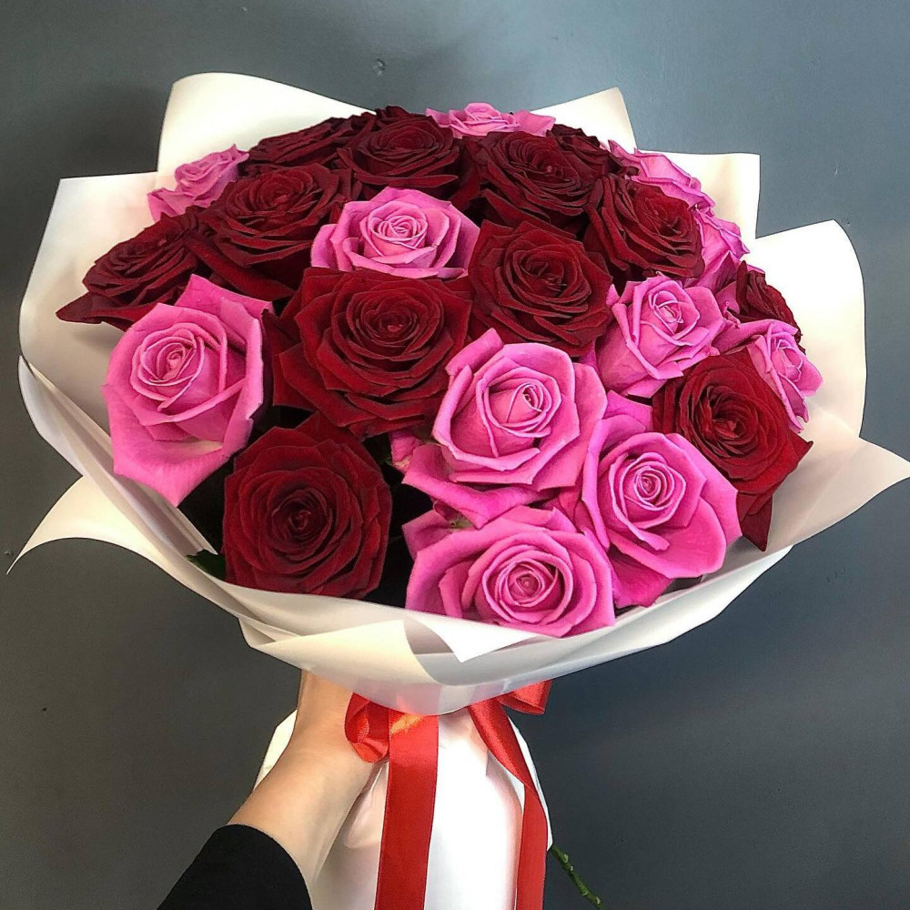 Букет цветов «29 роз»